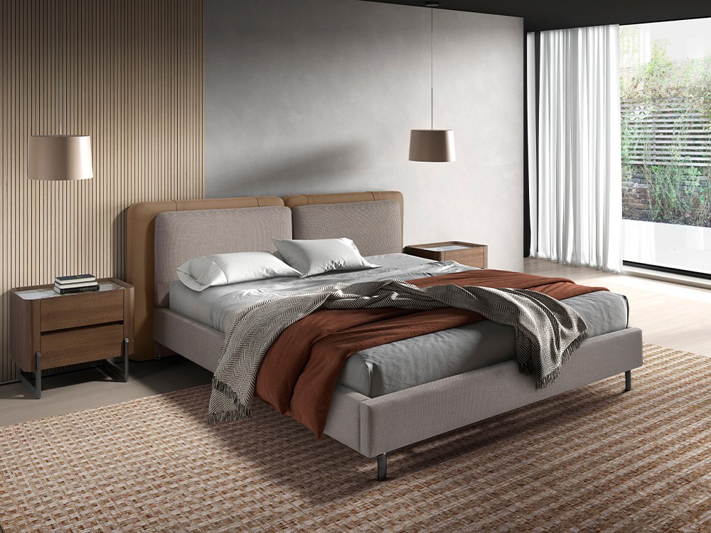 Mesita de noche en chapa natural nogal 7152 Ángel Cerdá - 9