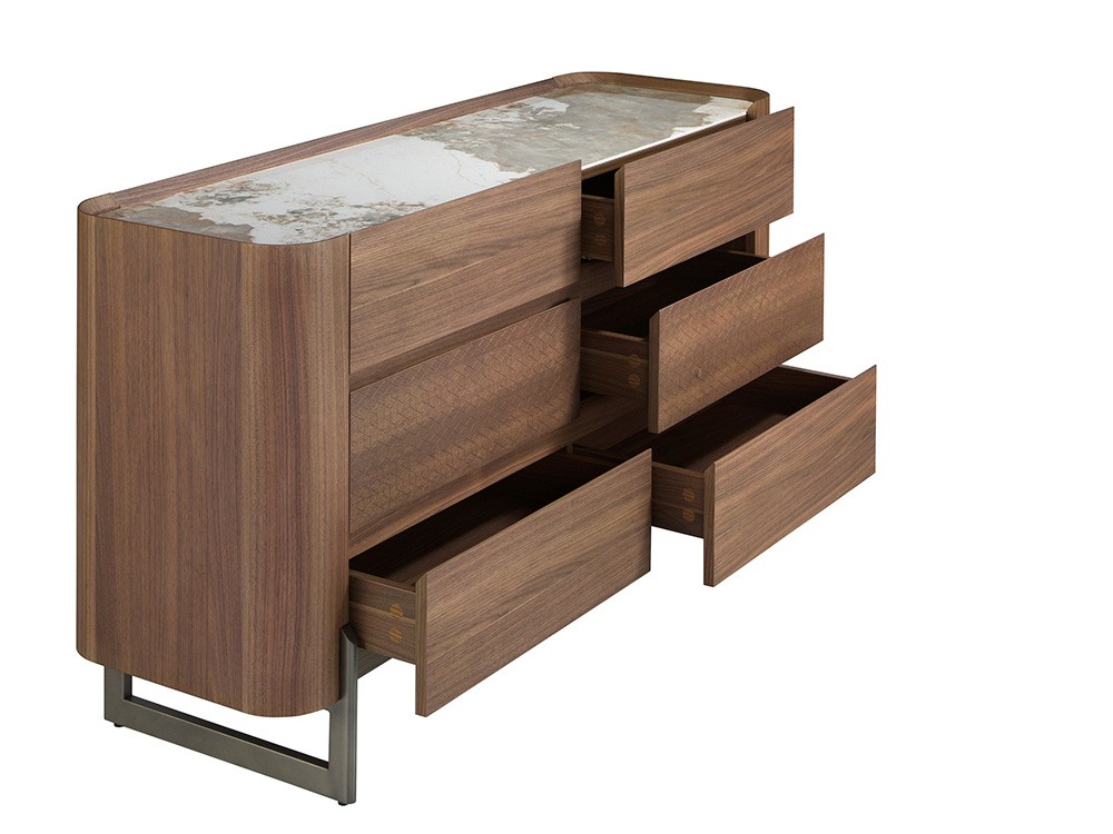 Cómoda chapa natural nogal 7151 Ángel Cerdá - 4