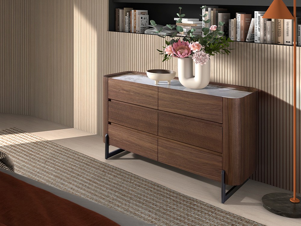 Cómoda chapa natural nogal 7151 Ángel Cerdá - 1