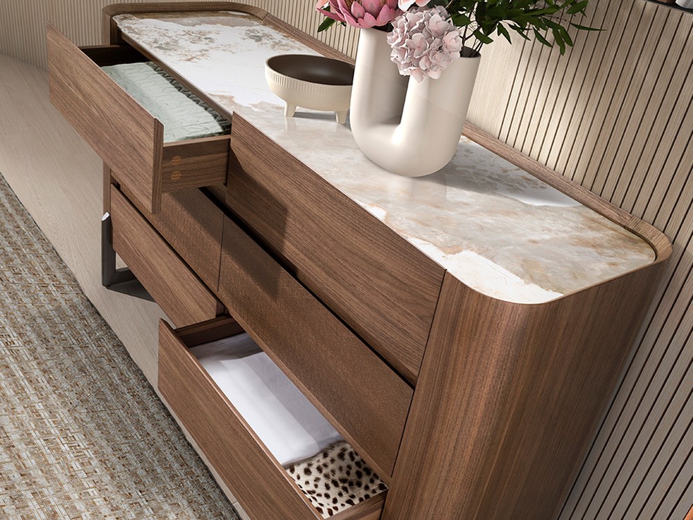 Cómoda chapa natural nogal 7151 Ángel Cerdá - 2