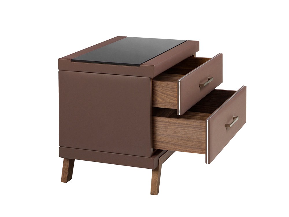 Mesita de noche tapizada en polipiel 7162 Ángel Cerdá - 4