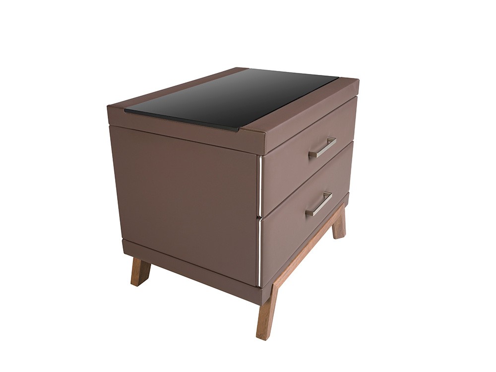 Mesita de noche tapizada en polipiel 7162 Ángel Cerdá - 6