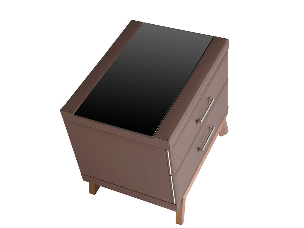 Mesita de noche tapizada en polipiel 7162 Ángel Cerdá - 7