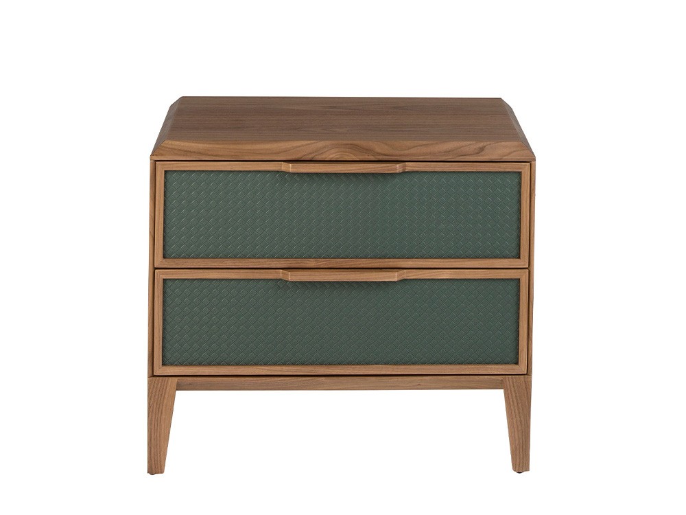 Mesita de noche en chapa nogal con frente de pvc 7149 Ángel Cerdá - 5