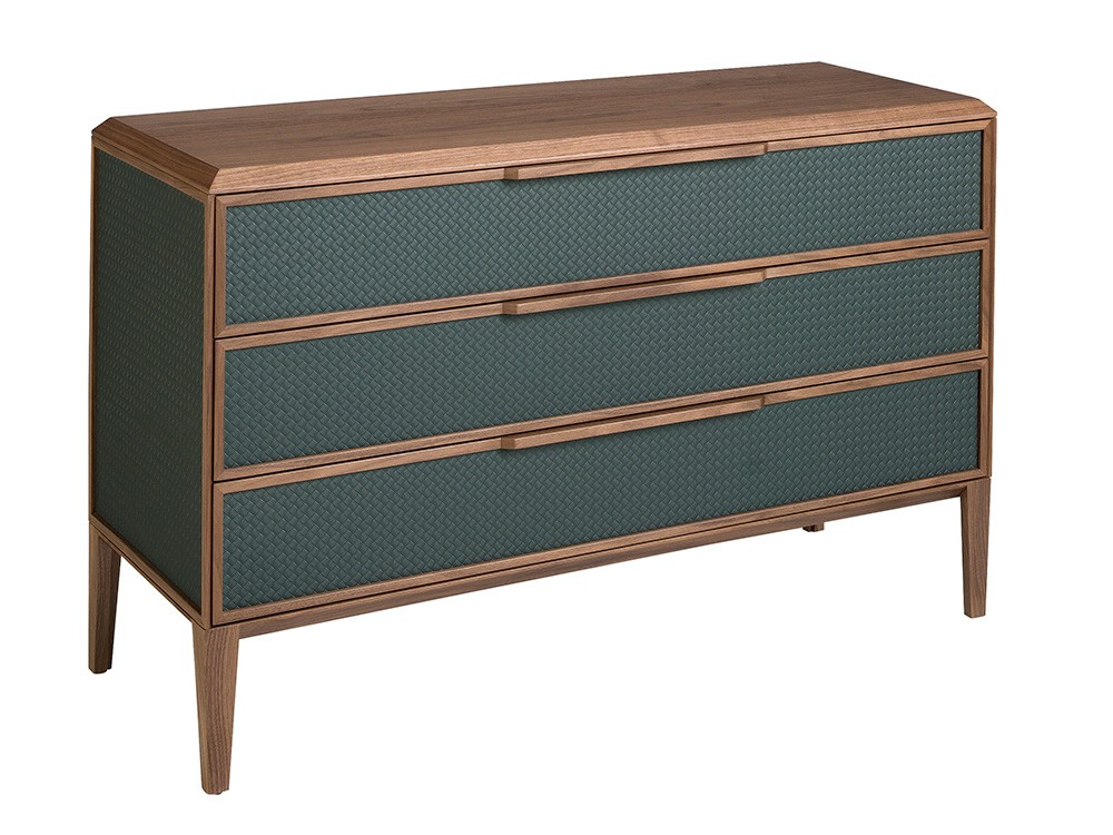 Cómoda en chapa nogal y pvc verde 7150 Ángel Cerdá - 4