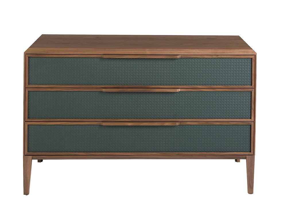 Cómoda en chapa nogal y pvc verde 7150 Ángel Cerdá - 6