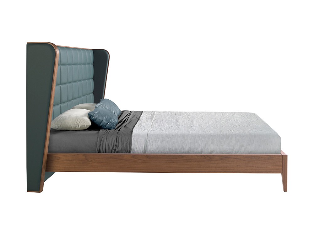 Cama tapizada en polipiel verde 7148 Ángel Cerdá - 5