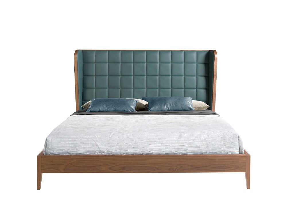 Cama tapizada en polipiel verde 7148 Ángel Cerdá - 6