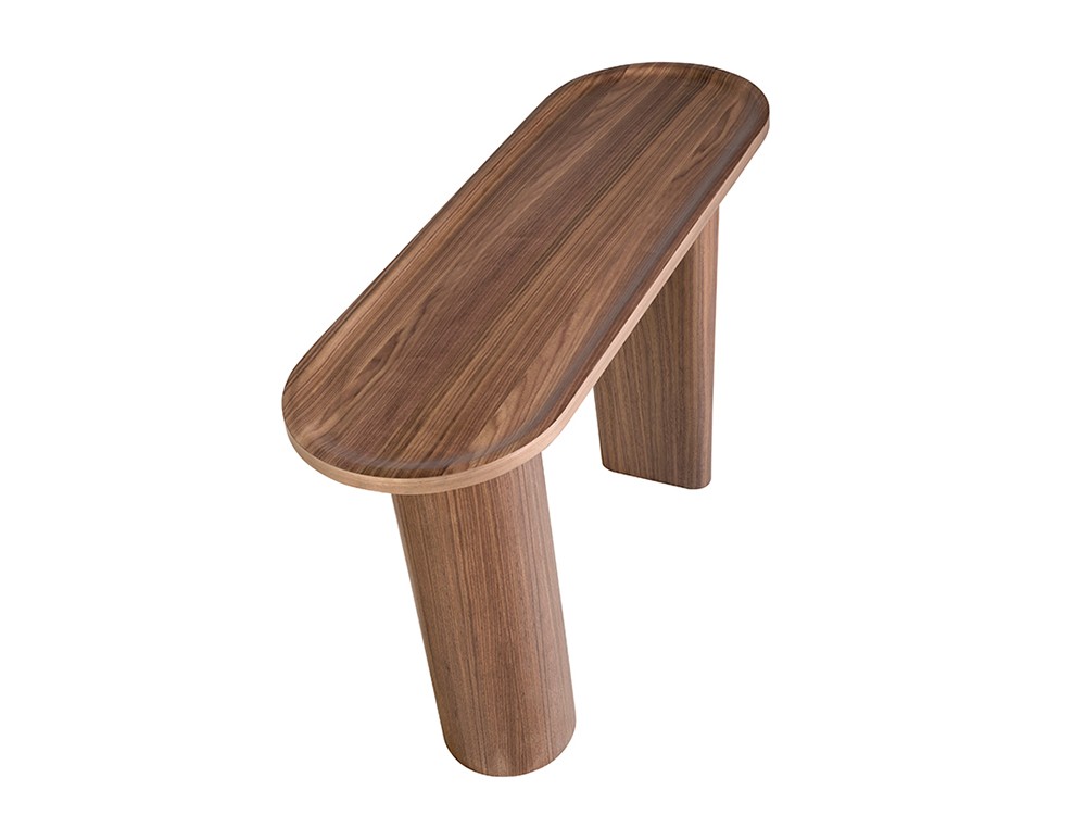 Consola ovalada chapa nogal 3249 Ángel Cerdá - 5