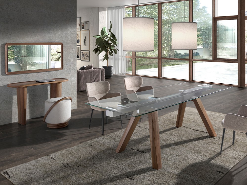 Consola ovalada chapa nogal 3249 Ángel Cerdá - 7