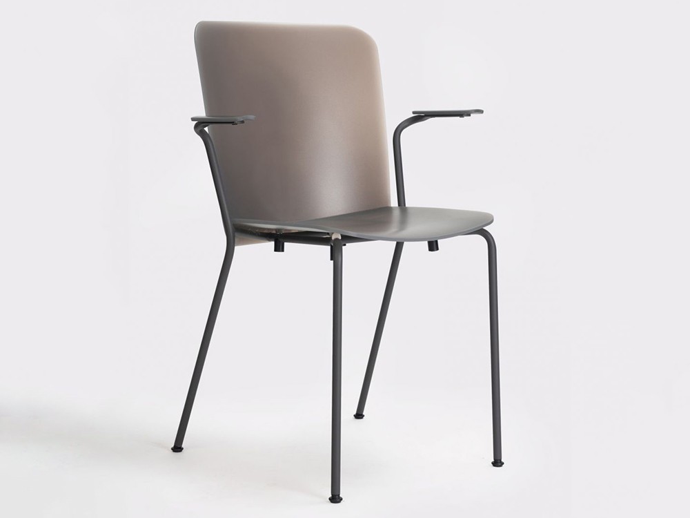 Silla apilable con brazos Supra Polipropileno de Ondarreta - 1