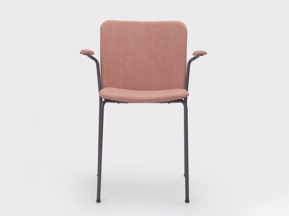 Silla apilable con o sin brazos Supra tapizada de Ondarreta - 10