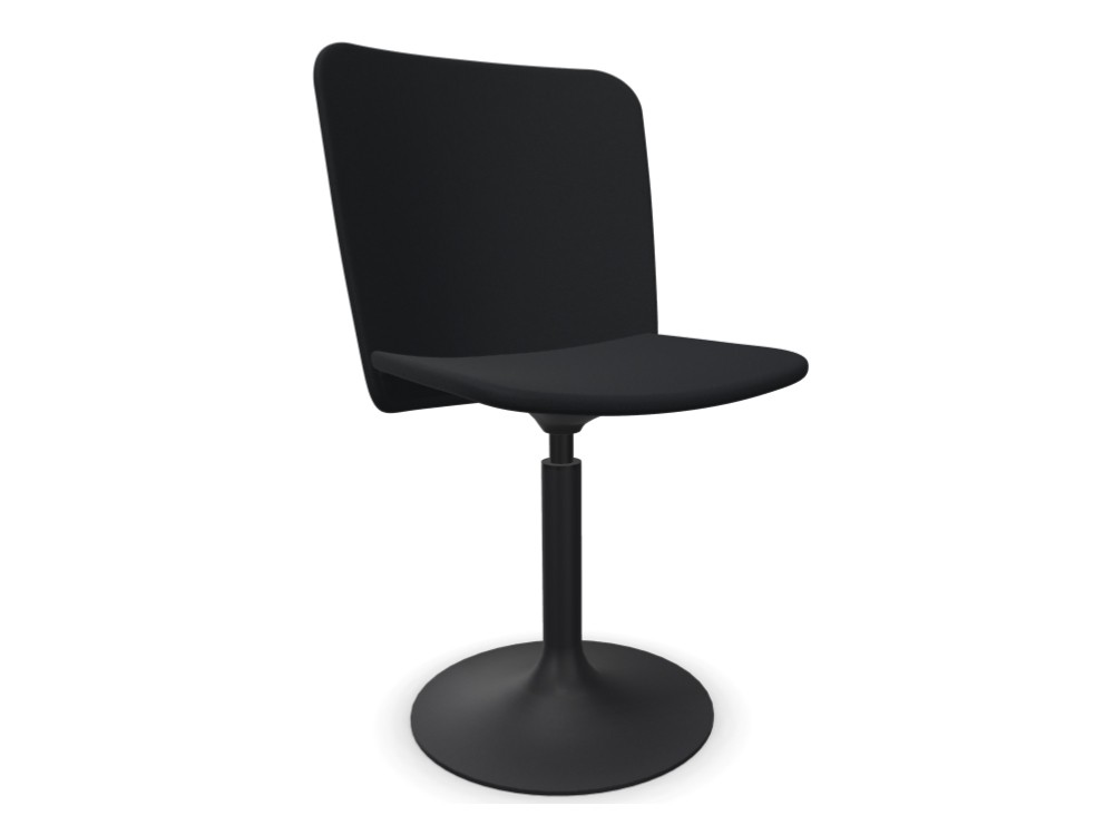 Silla giratoria Supra Trumpet tapizada en textil de ondarreta - 7