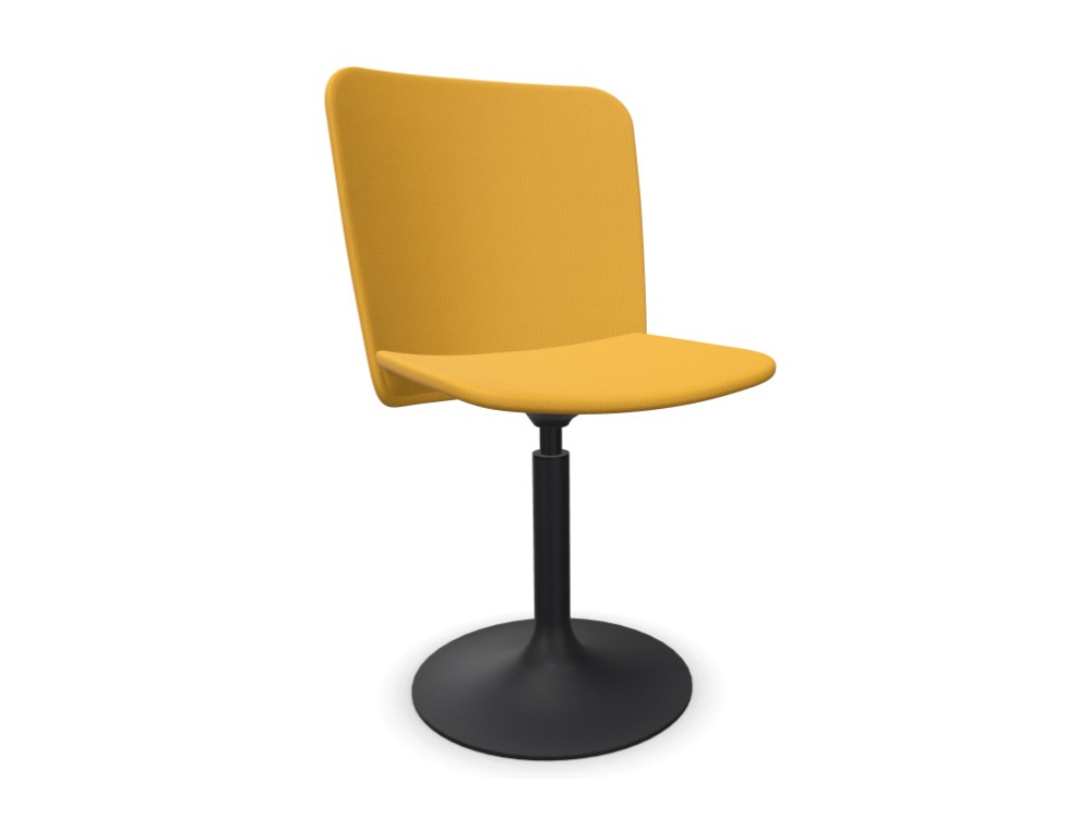 Silla giratoria Supra Trumpet tapizada en textil de ondarreta - 14