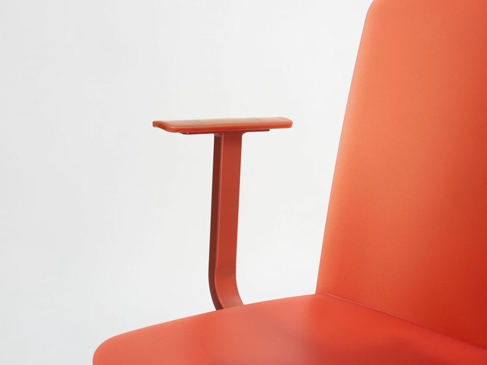 Silla giratoria Supra con brazos de polipropileno de ondarreta - 8