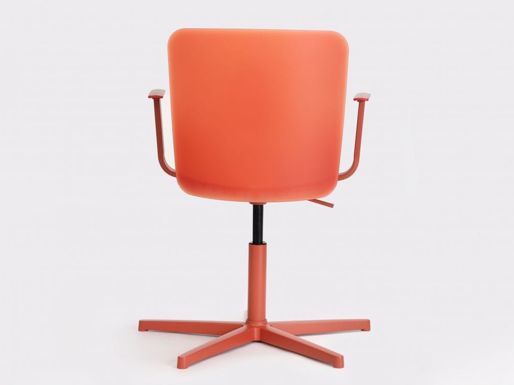 Silla giratoria Supra con brazos de polipropileno de ondarreta - 10