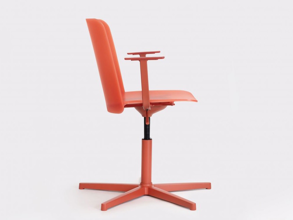 Silla giratoria Supra con brazos de polipropileno de ondarreta - 11