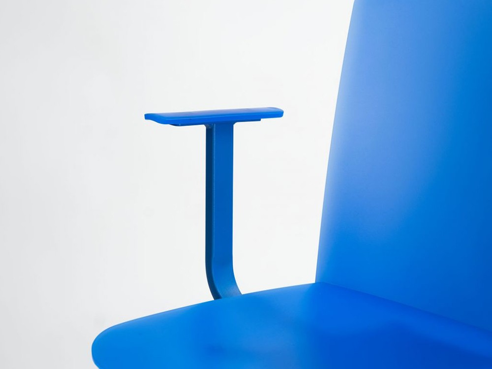 Silla giratoria Supra con brazos de polipropileno de ondarreta - 12