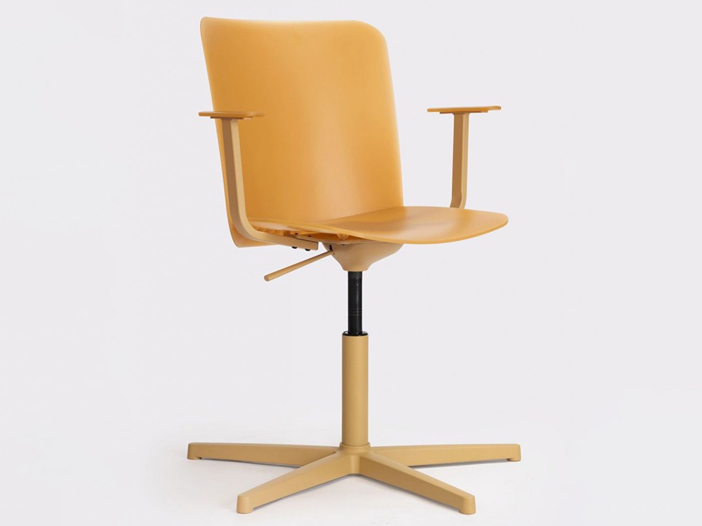 Silla giratoria Supra con brazos de polipropileno de ondarreta - 4