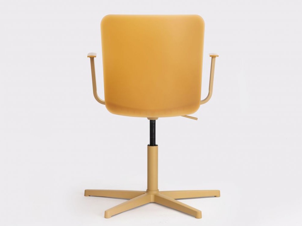 Silla giratoria Supra con brazos de polipropileno de ondarreta - 18