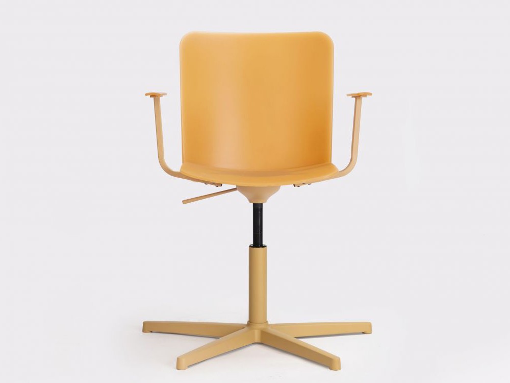 Silla giratoria Supra con brazos de polipropileno de ondarreta - 20