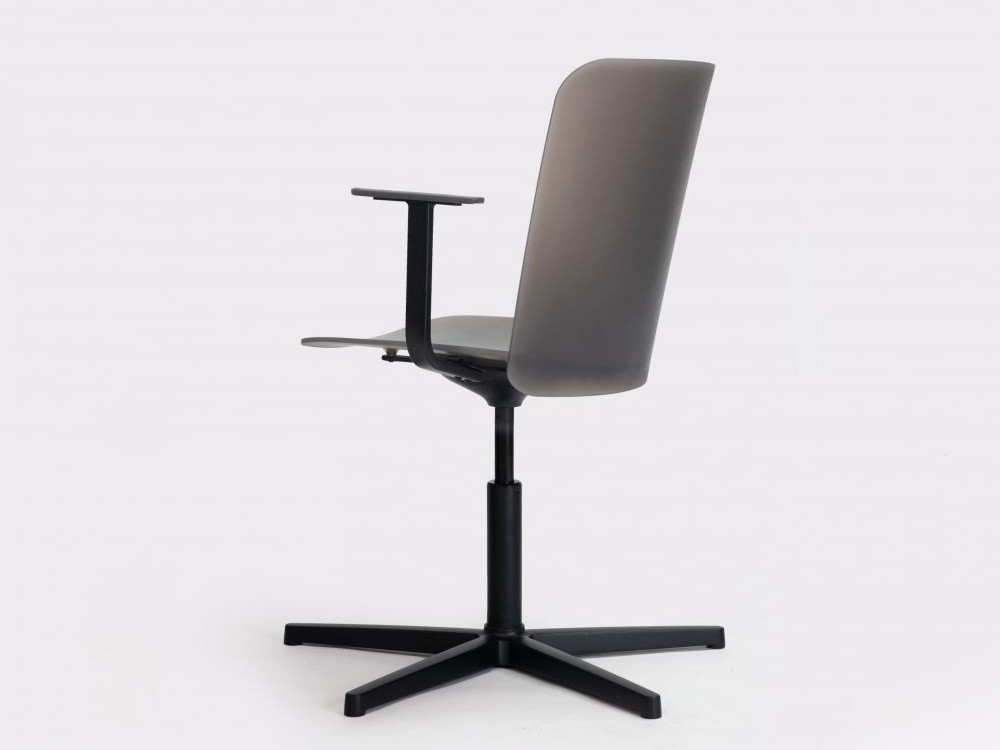 Silla giratoria Supra con brazos de polipropileno de ondarreta - 22