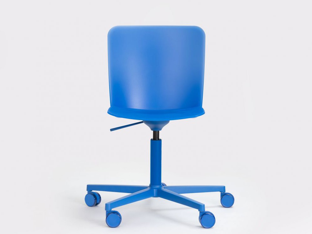 Silla oficina giratoria y elevable con ruedas Supra polipropileno  de ondarreta - 6