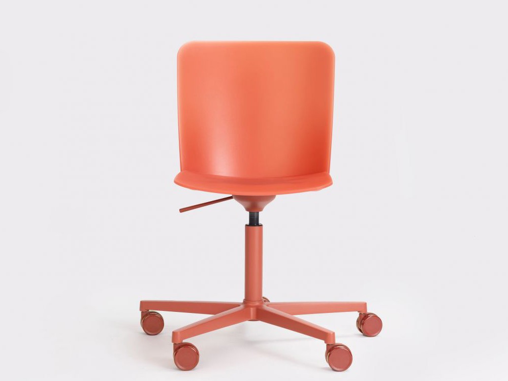 Silla oficina giratoria y elevable con ruedas Supra polipropileno  de ondarreta - 8