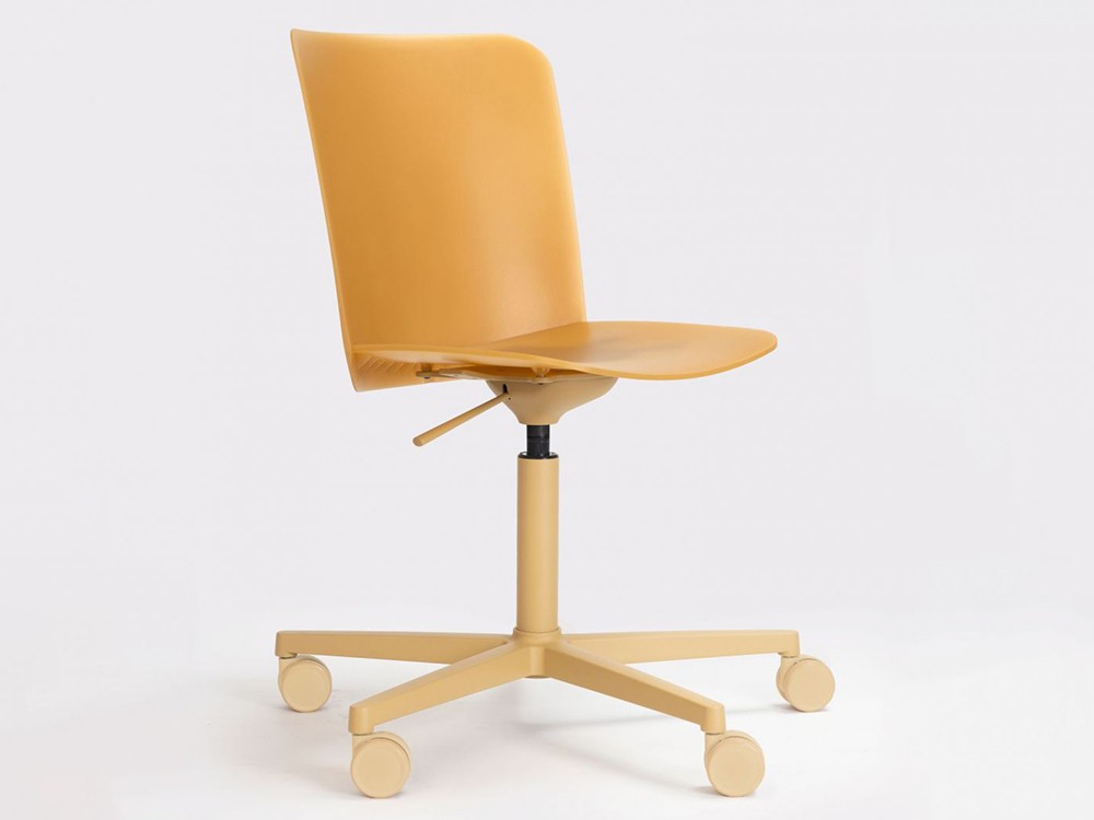 Silla oficina giratoria y elevable con ruedas Supra polipropileno  de ondarreta - 2