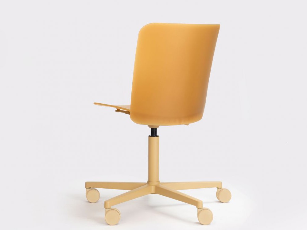 Silla oficina giratoria y elevable con ruedas Supra polipropileno  de ondarreta - 16