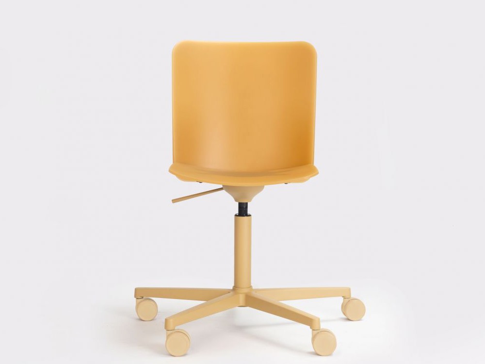 Silla oficina giratoria y elevable con ruedas Supra polipropileno  de ondarreta - 19