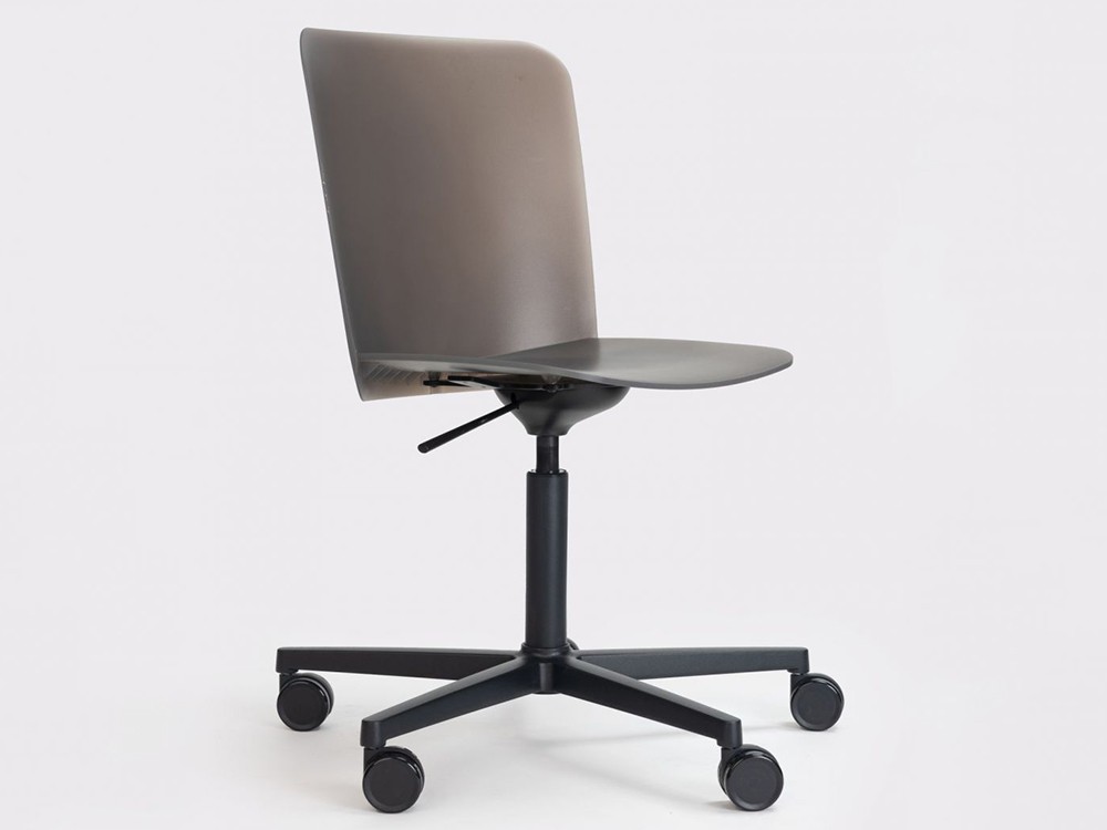 Silla oficina giratoria y elevable con ruedas Supra polipropileno  de ondarreta - 1