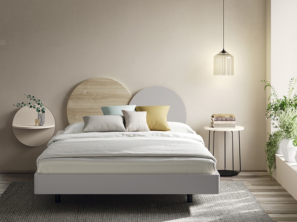 Cama Bubble Roma Kalm 08 para colchón de 160x200 Mobenia - 7