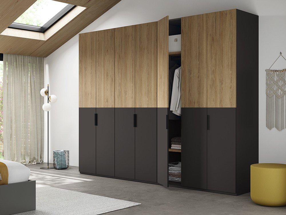 Armario Harry con seis puertas batientes Kalm 11 de Mobenia - 3