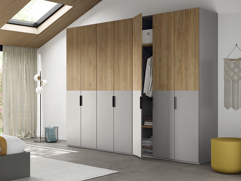 Armario Harry con seis puertas batientes Kalm 11 de Mobenia - 7