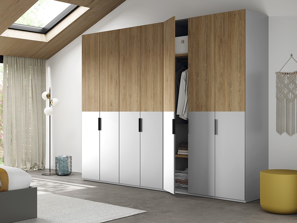 Armario Harry con seis puertas batientes Kalm 11 de Mobenia - 9