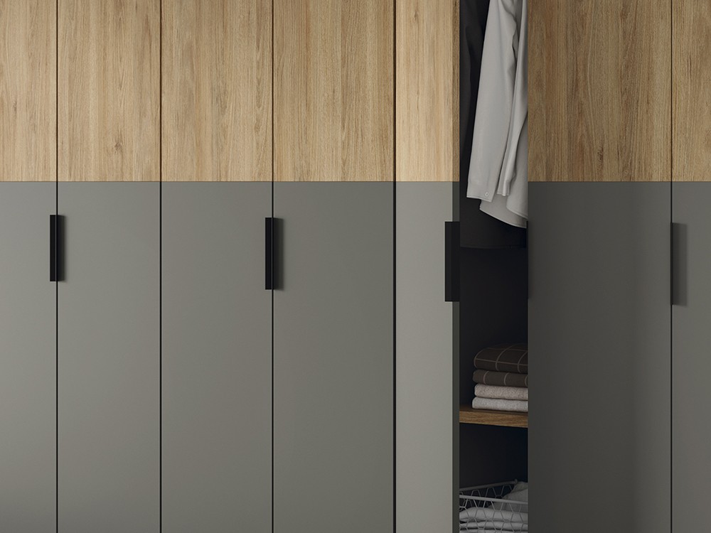 Armario Harry con seis puertas batientes Kalm 11 de Mobenia - 2