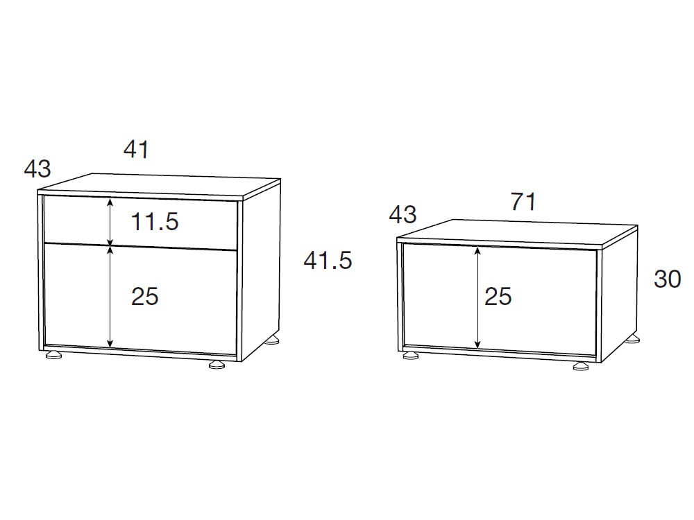 Cama con cabecero alistonado Hima y aro Sim puedes añadir las mesitas Flat en acabado laminado Kalm 12 de Mobenia - 5