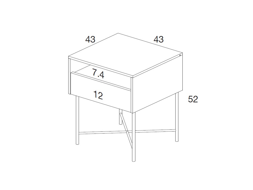 Mesita Etymon laminada Kalm de Mobenia - 10
