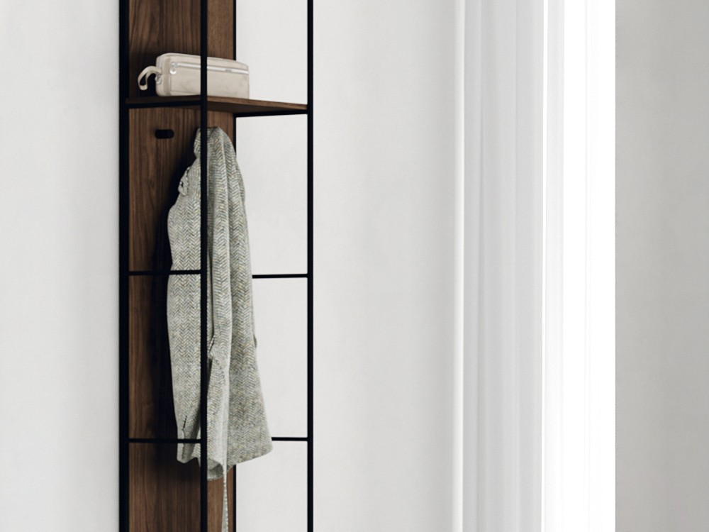 Perchero Pin Kalm de metal y laminado Mobenia - 2