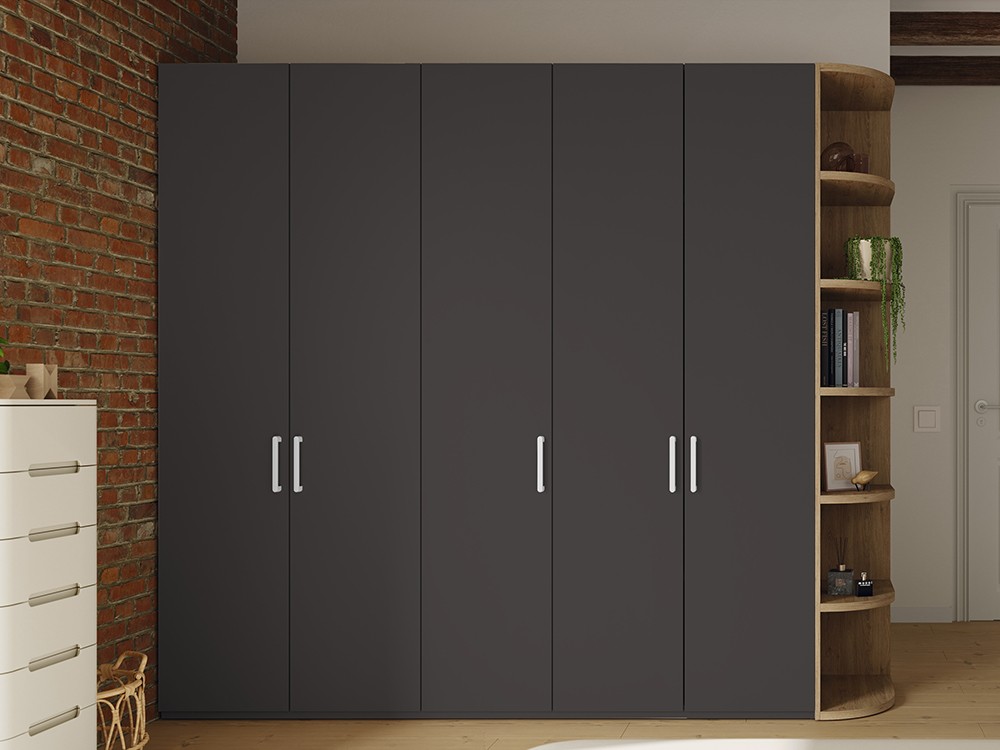 Armario Lisa con terminal en laminado roble cairo Kalm 18 de Mobenia - 3