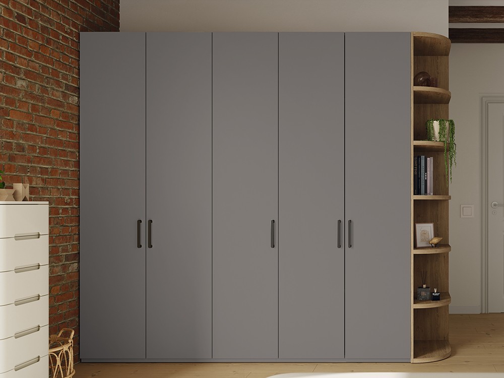 Armario Lisa con terminal en laminado roble cairo Kalm 18 de Mobenia - 7