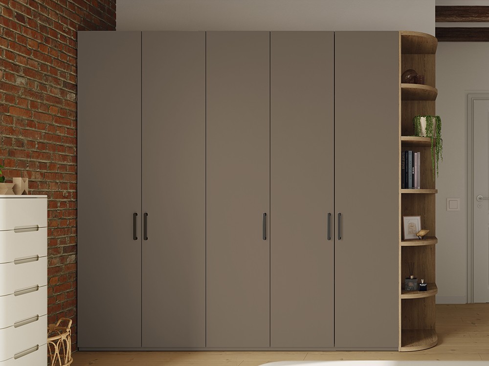 Armario Lisa con terminal en laminado roble cairo Kalm 18 de Mobenia - 11