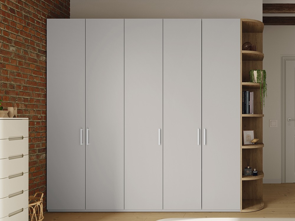 Armario Lisa con terminal en laminado roble cairo Kalm 18 de Mobenia - 12