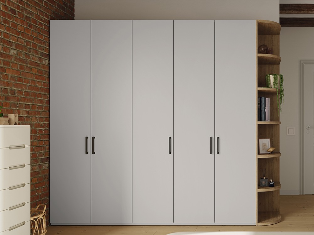 Armario Lisa con terminal en laminado roble cairo Kalm 18 de Mobenia - 13