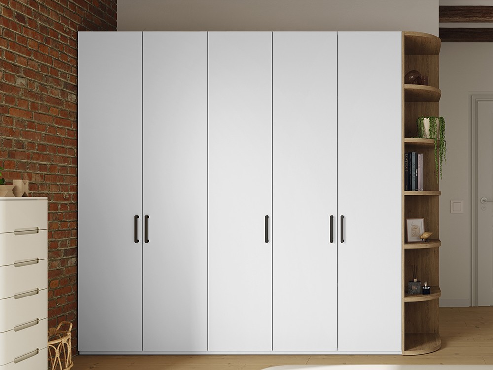 Armario Lisa con terminal en laminado roble cairo Kalm 18 de Mobenia - 16