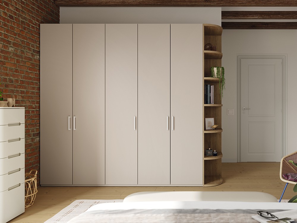 Armario Lisa con terminal en laminado roble cairo Kalm 18 de Mobenia - 18