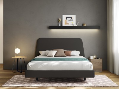 Cama Trapez con aro Sim tapizada Kalm 19 de Mobenia - 4