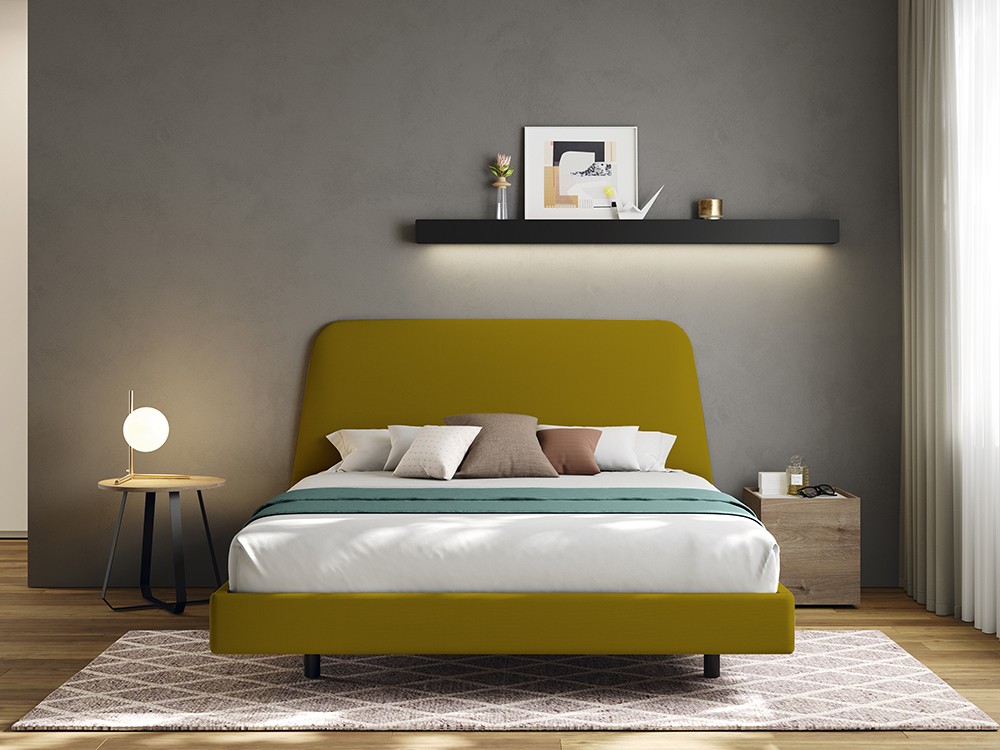 Cama Trapez con aro Sim tapizada Kalm 19 de Mobenia - 3