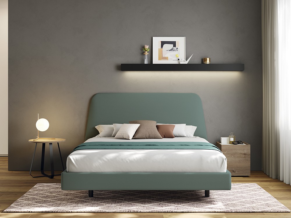 Cama Trapez con aro Sim tapizada Kalm 19 de Mobenia - 6